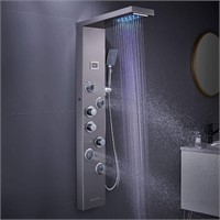 6-in-1 LED Shower Panel Tower System