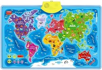 Interactive World Map Learning Poster
