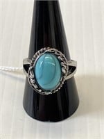 Ring Size 8 - turquoise