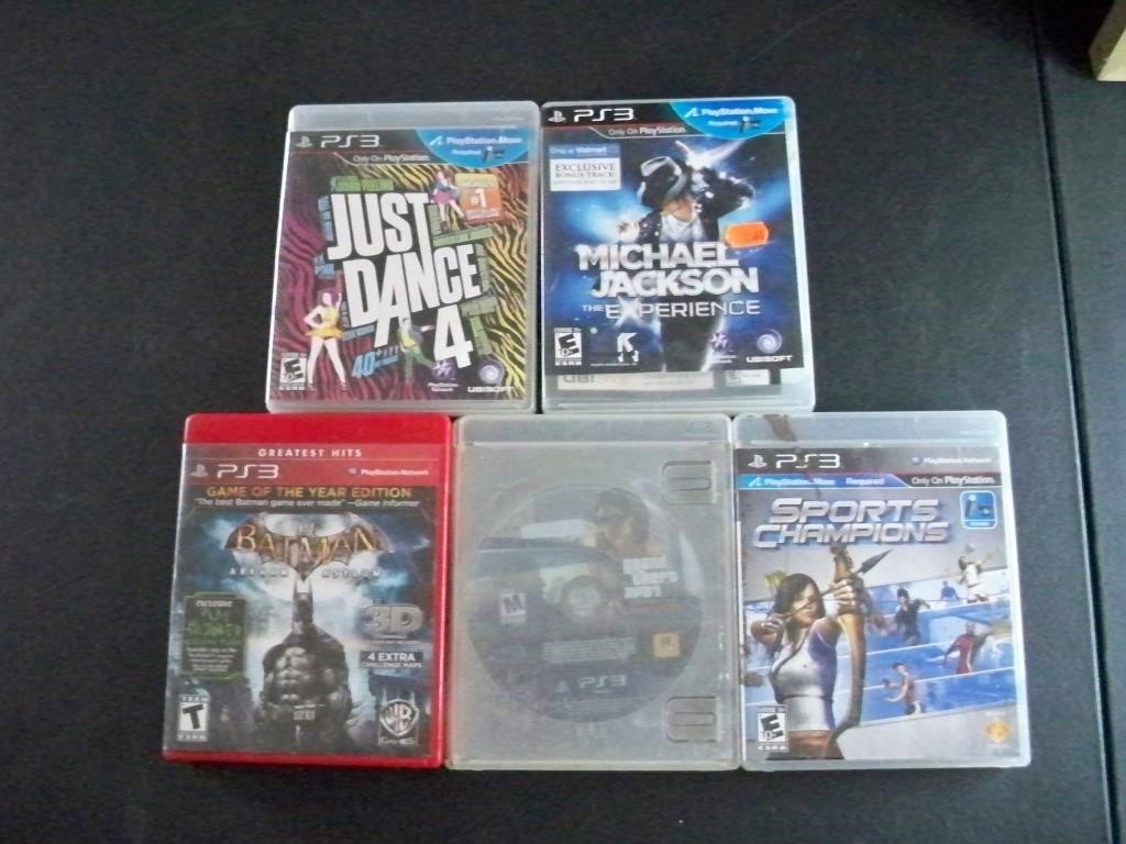 Five PS3 video games
