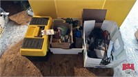 OFFSITE:  Yellow Tool Box, Drill Bites, Stapler,