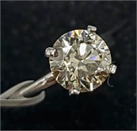 $4000 14K  Lab Diamond 1.6Ct Vs Kl Ring
