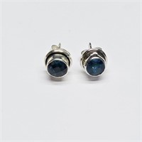 Silver Mystic Quartz(0.9ct) Earrings