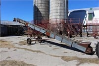 hay elevator - approx 35' - needs 1 tire see pics