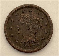 1847 Liberty Head Large Cent