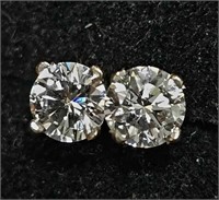 $1400 14K  Lab Diamond 0.52Ct  Earrings