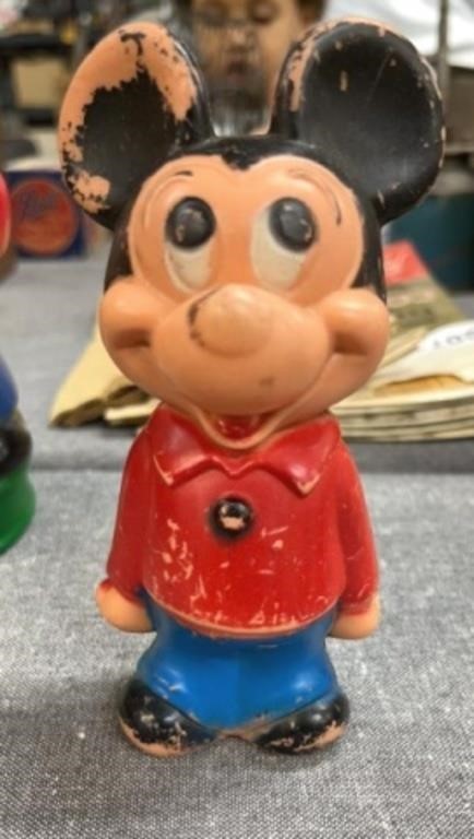 Antique Celluloid Mickey Mouse Figure Doll Hanna