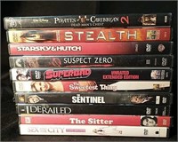10 DVDs, Pirates of the Carribean