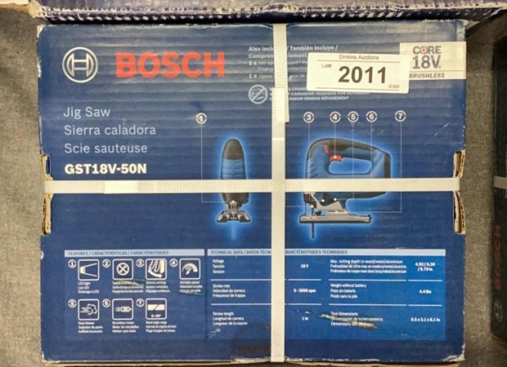 Bosch jig saw core 18v brushless