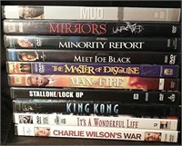 10 DVDs, King Kong, Minority Report