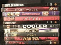 10 DVDs, Creepshow, Cabin Fever