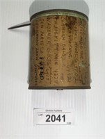 Antique grinder can