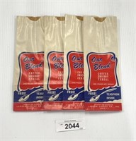 4 Vintage Sumter, SC, Lawson, coffee bags