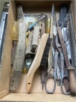 Files, chisels, concrete tool, misc tools
