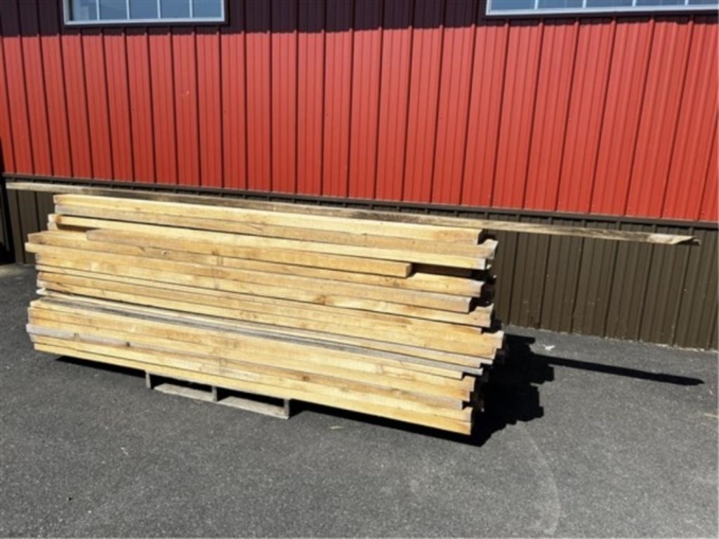 Selection of Rough Cut Dimensional Lumber