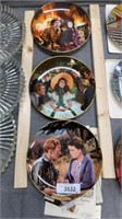 Signed, gone with the wind decorative plates