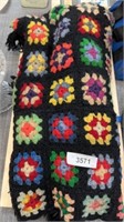 Crocheted blanket