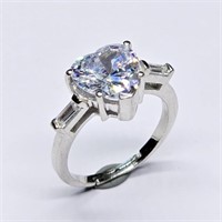 Silver CZ(2.7ct) Ring