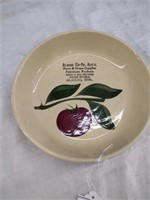 Vintage Watt Pottery Apple Bowl Almena Co-Op