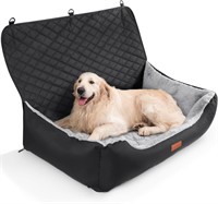 LOOBANI Car Seat for Dogs  Black/Grey