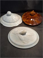 Variety Of Pottery Lids