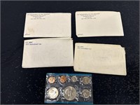 4 Sets of Uncirculated Mint Sets -2 1972/1 1973/