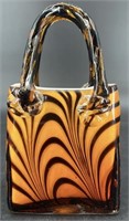 Beautiful MCM Murano Tiger Stripe Glass Purse