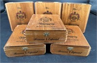 6 Vintage Hemingway Cigar Boxes
