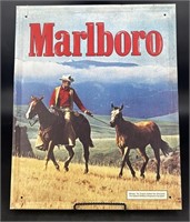 Vintage Marlboro Metal Advertising Sign