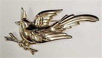 Monet Sterling Silver Bird Pin