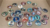 (S) Baseball collector coins Banks Santo and