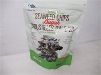 C-Weed Organic Seaweed Bugak Chips, Wasabi Flavor,