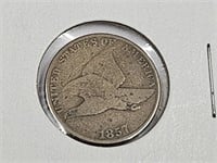 1857 Flying Eagle Penny Coin