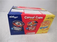 12-Pk Kellogg's Assorted Flavor Cereal Cups, 638g
