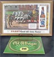 Vintage Pabst Beer Advertising & Old Mcbrayer