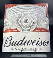 Budweiser King Of Beers Advertising Sign
