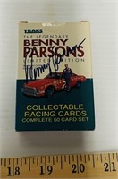 Vintage Autographed Benny Parsons Racing Cards