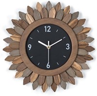 Honiway Wall Clock Battery Operated 12 in Silent