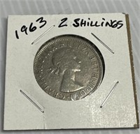 1963 2 Shillings