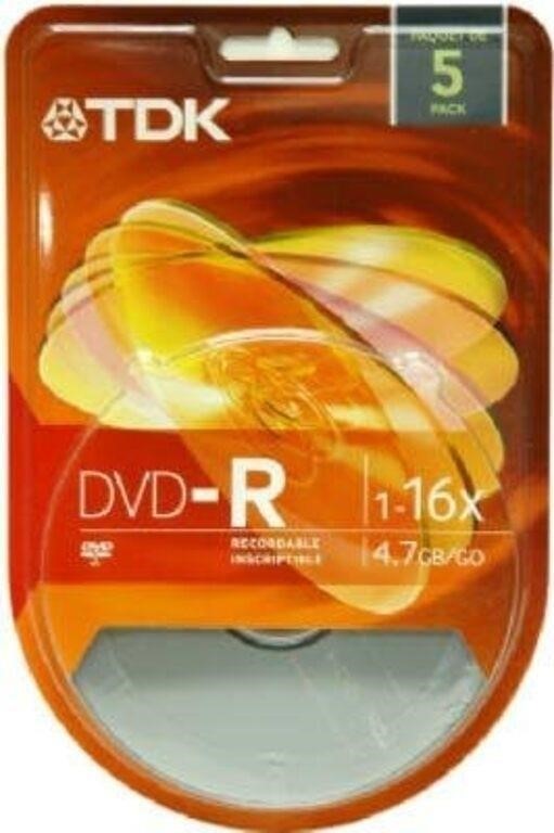 (New)Imation #DVD-R47FBP5 5PK DVD-R47 Discs,