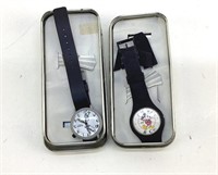 Vintage Bugs Bunny and Mickey Mouse watch