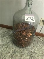 Jar with pennies