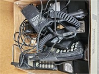 Box of old cellular phones etc