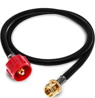 Gas One 4 ft Propane Hose 1lb to 20lb Adapter