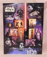 2007 sheet of Star Wars 41 cent postage stamps -