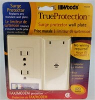 (Sealed/New)Woods Surge Protector Wall Plates,