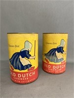 (2) New Old Stock Dutch Cleanser Cans
