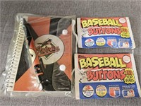 Vintage Baltimore Orioles NOS Notepad & Pen plus