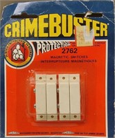 2 packs of crimebuster magnetic