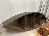 Boat Form Wall Shelf